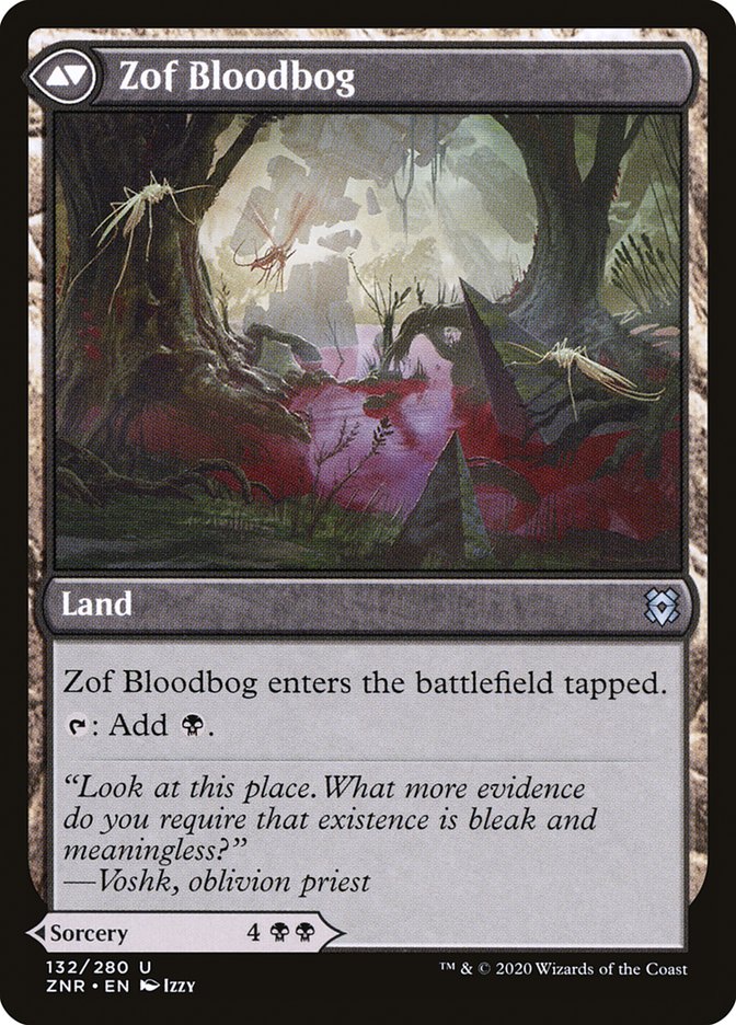 Zof Consumption // Zof Bloodbog [Zendikar Rising] | Good Games Morley