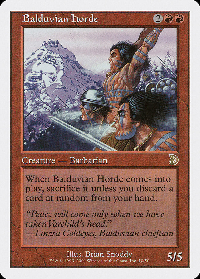 Balduvian Horde [Deckmasters] | Good Games Morley