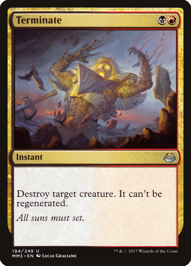 Terminate [Modern Masters 2017] | Good Games Morley