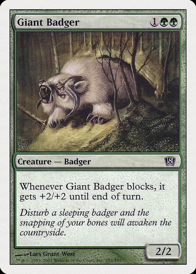 Giant Badger [Eighth Edition] | Good Games Morley