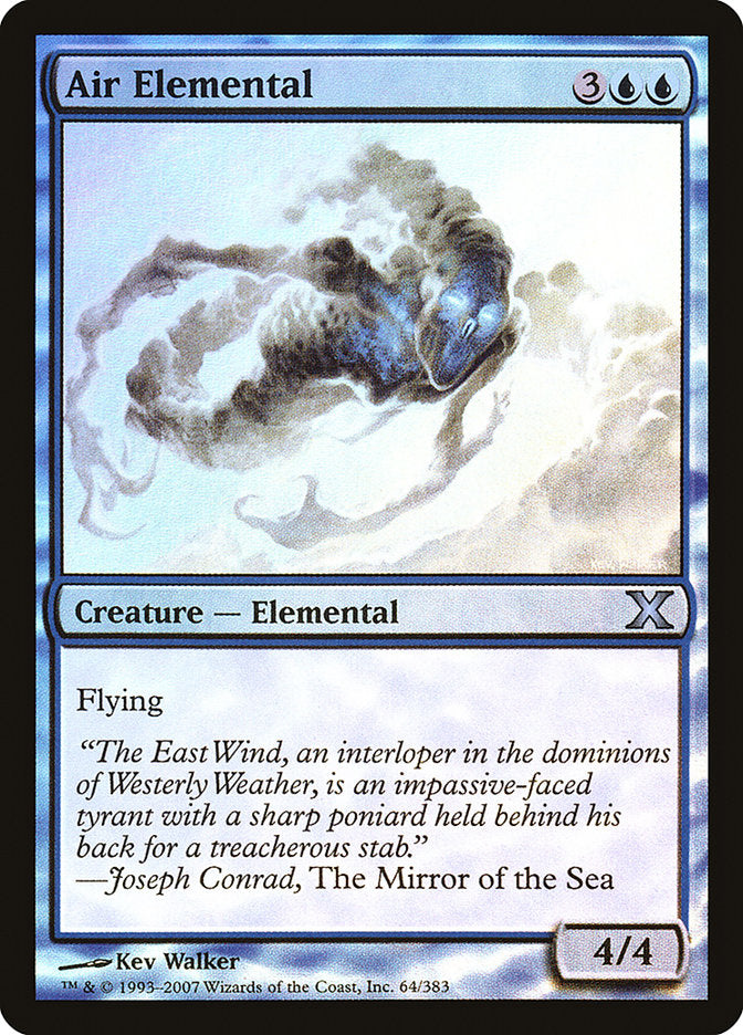 Air Elemental (Premium Foil) [Tenth Edition] | Good Games Morley