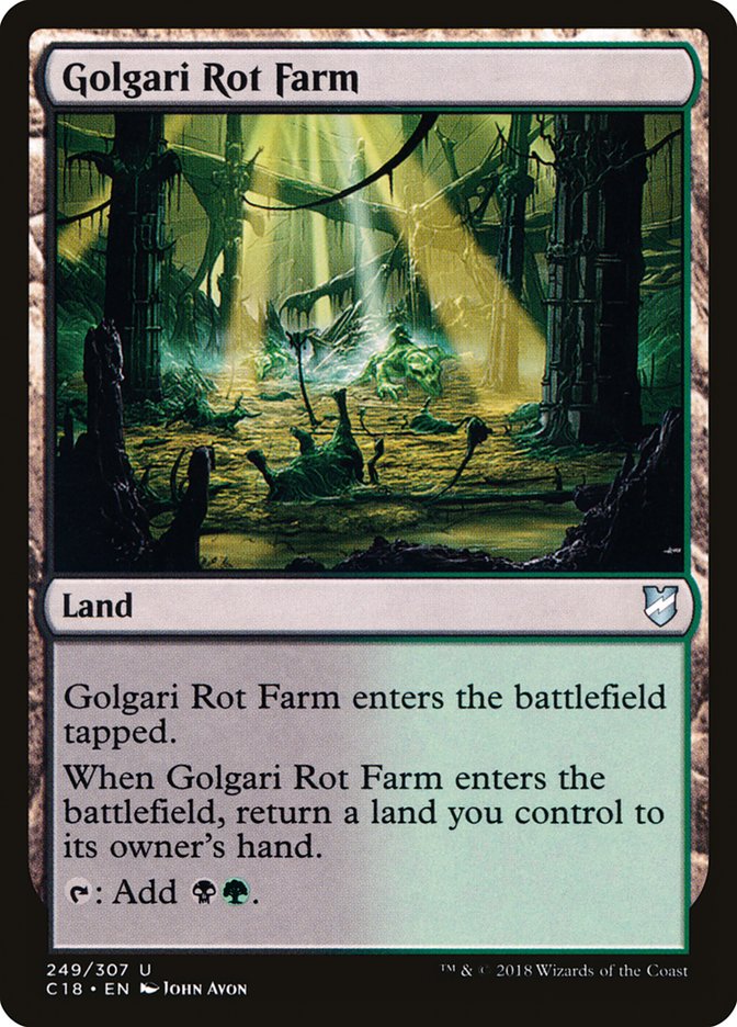 Golgari Rot Farm [Commander 2018] | Good Games Morley