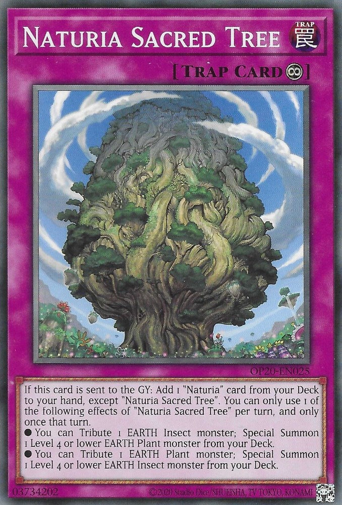 Naturia Sacred Tree [OP20-EN025] Common | Good Games Morley