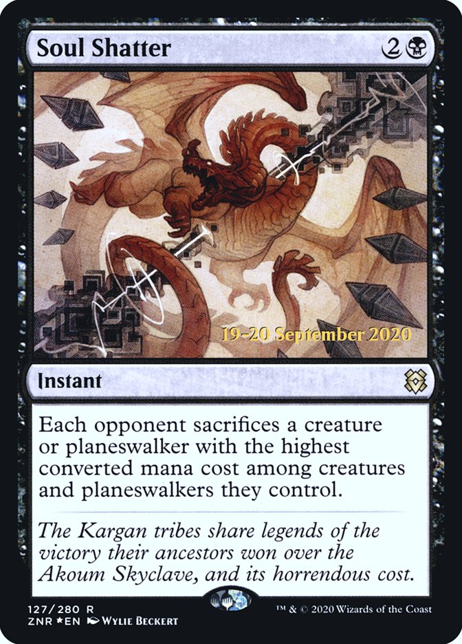 Soul Shatter [Zendikar Rising Prerelease Promos] | Good Games Morley