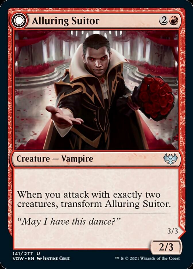 Alluring Suitor // Deadly Dancer [Innistrad: Crimson Vow] | Good Games Morley