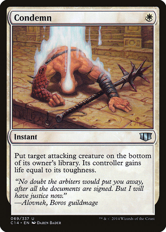 Condemn [Commander 2014] | Good Games Morley