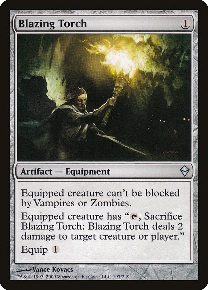 Blazing Torch [Zendikar] | Good Games Morley