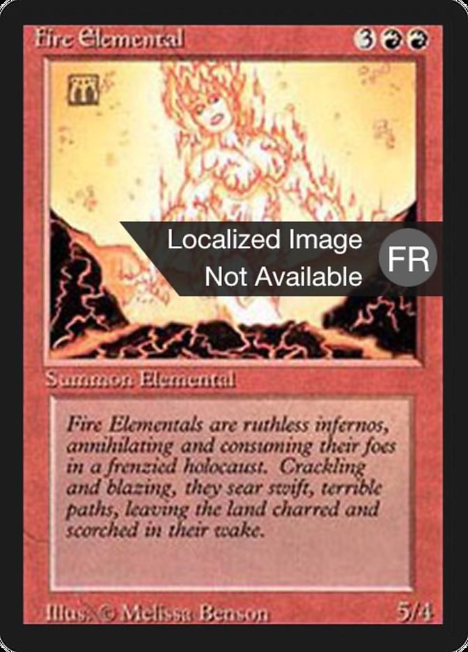 Fire Elemental [Foreign Black Border] | Good Games Morley
