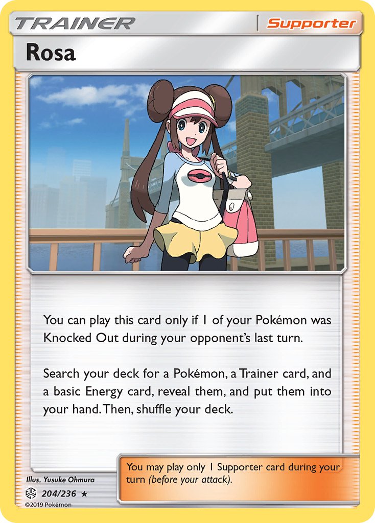 Rosa (204/236) (Theme Deck Exclusive) [Sun & Moon: Cosmic Eclipse] | Good Games Morley