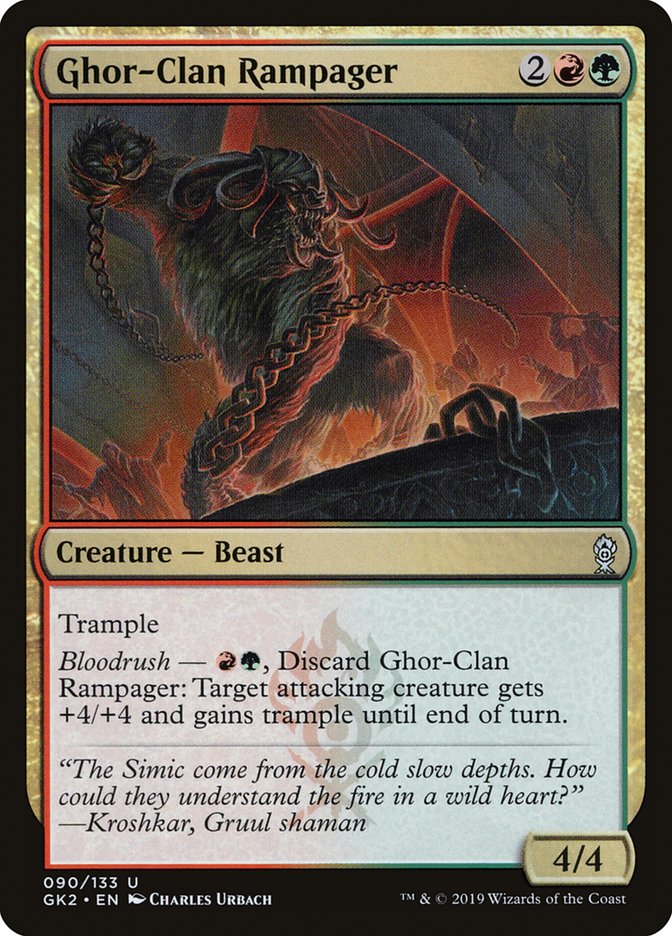 Ghor-Clan Rampager [Ravnica Allegiance Guild Kit] | Good Games Morley
