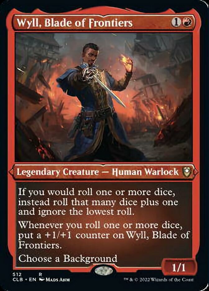 Wyll, Blade of Frontiers (Foil Etched) [Commander Legends: Battle for Baldur's Gate] | Good Games Morley