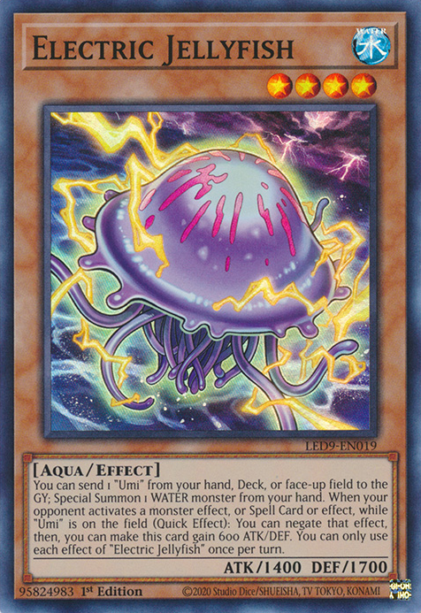 Electric Jellyfish [LED9-EN019] Super Rare | Good Games Morley