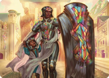 Guardian of New Benalia Art Card [Dominaria United Art Series] | Good Games Morley