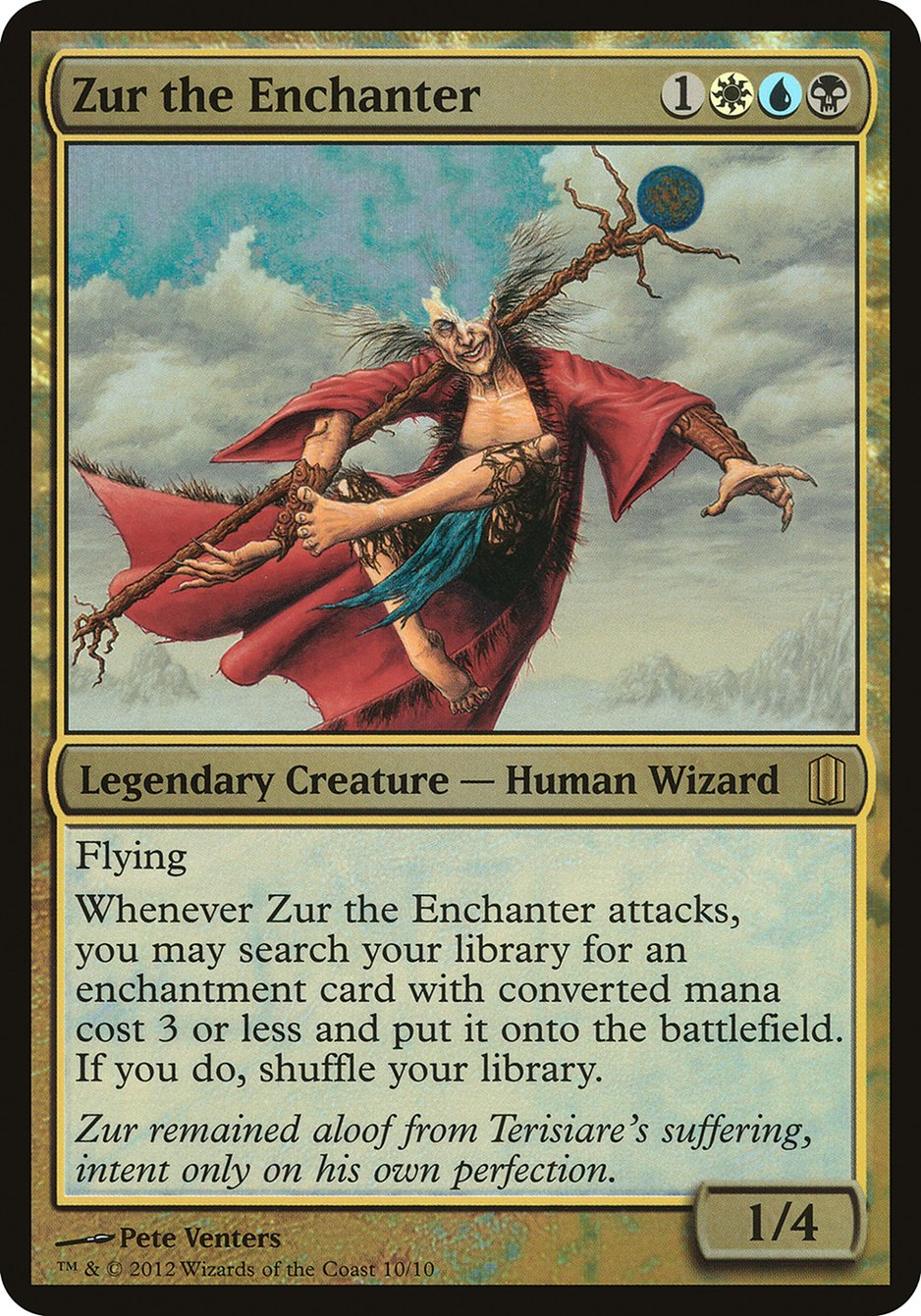 Zur the Enchanter (Oversized) [Commander's Arsenal Oversized] | Good Games Morley
