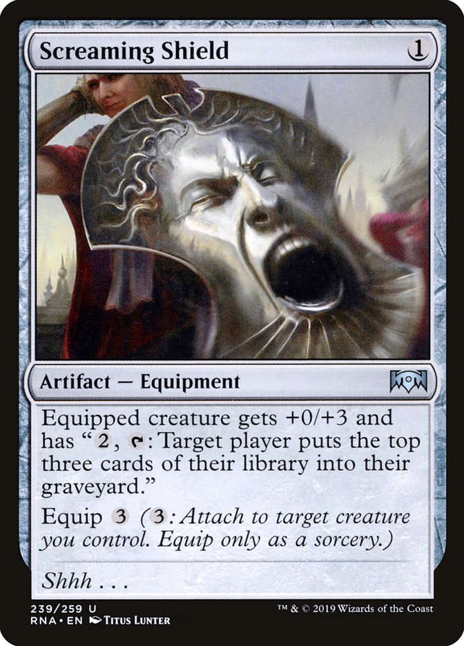 Screaming Shield [Ravnica Allegiance] | Good Games Morley