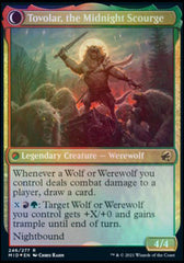 Tovolar, Dire Overlord // Tovolar, the Midnight Scourge [Innistrad: Midnight Hunt Prerelease Promos] | Good Games Morley