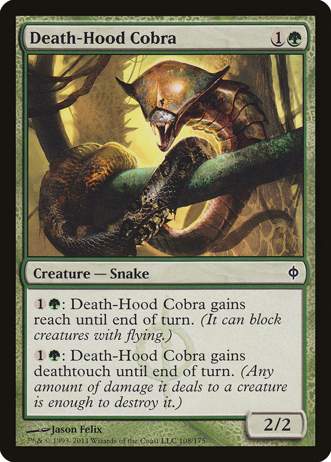 Death-Hood Cobra [New Phyrexia] | Good Games Morley