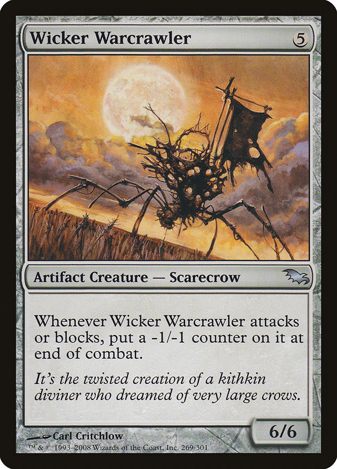 Wicker Warcrawler [Shadowmoor] | Good Games Morley