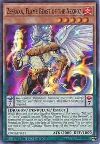 Zefraxa, Flame Beast of the Nekroz [CROS-ENAE1] Super Rare | Good Games Morley