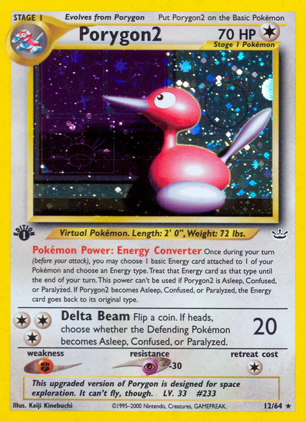 Porygon2 (12/64) [Neo Revelation 1st Edition] | Good Games Morley