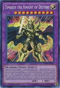 Timaeus the Knight of Destiny [DRL2-EN001] Secret Rare | Good Games Morley