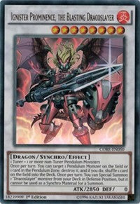 Ignister Prominence, the Blasting Dracoslayer [CORE-EN050] Ultra Rare | Good Games Morley