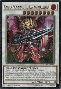 Ignister Prominence, the Blasting Dracoslayer (UTR) [CORE-EN050] Ultimate Rare | Good Games Morley
