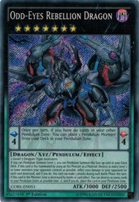 Odd-Eyes Rebellion Dragon [CORE-EN051] Secret Rare | Good Games Morley