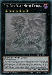 Red-Eyes Flare Metal Dragon (GR) [CORE-EN054] Ghost Rare | Good Games Morley