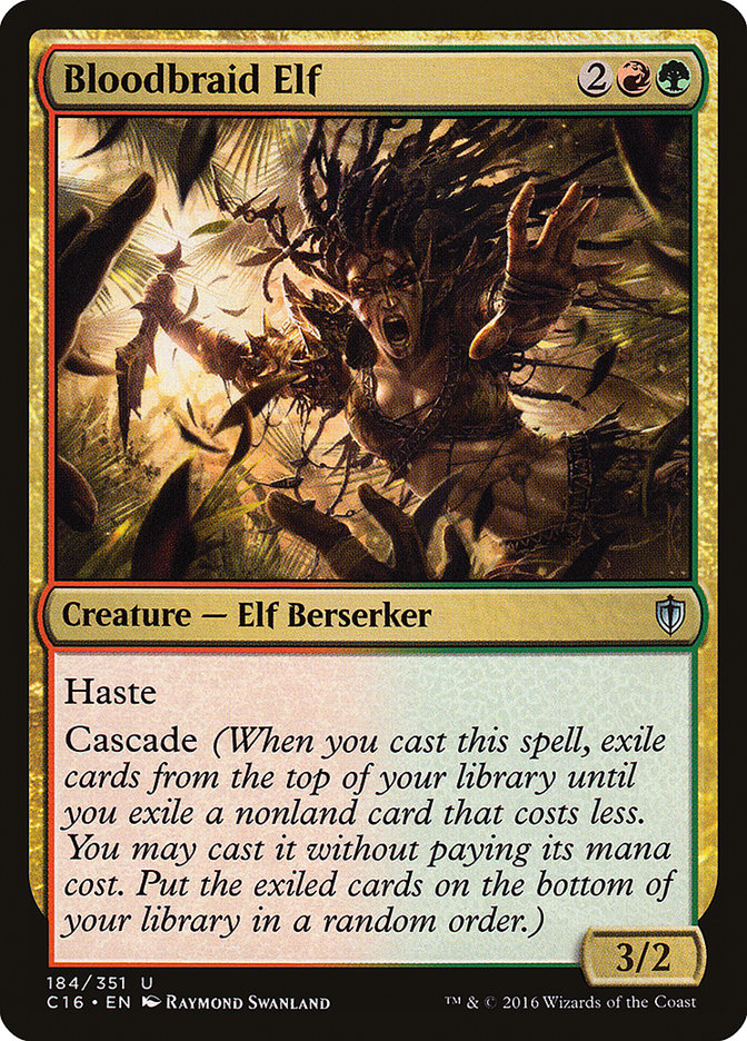 Bloodbraid Elf [Commander 2016] | Good Games Morley
