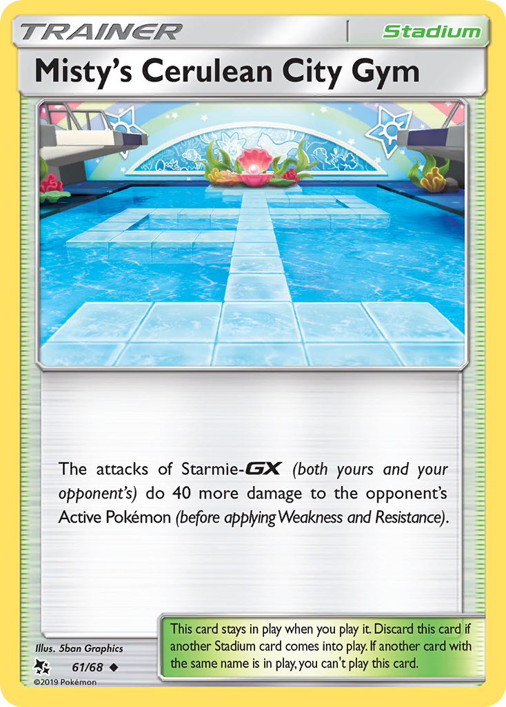 Misty's Cerulean City Gym (61/68) [Sun & Moon: Hidden Fates] | Good Games Morley