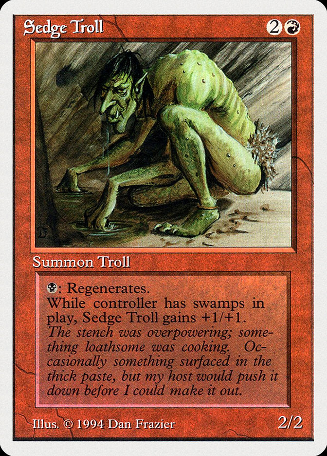 Sedge Troll [Summer Magic / Edgar] | Good Games Morley