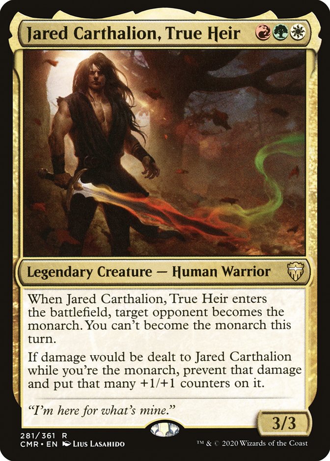 Jared Carthalion, True Heir [Commander Legends] | Good Games Morley