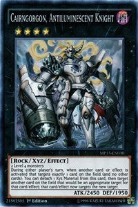 Cairngorgon, Antiluminescent Knight [MP15-EN030] Super Rare | Good Games Morley