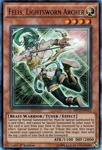 Felis, Lightsworn Archer [MP15-EN123] Ultra Rare | Good Games Morley