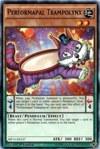 Performapal Trampolynx [MP15-EN127] Rare | Good Games Morley