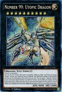 Number 99: Utopic Dragon [MP15-EN190] Secret Rare | Good Games Morley