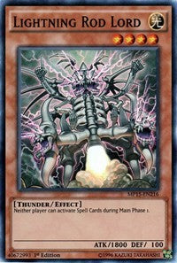 Lightning Rod Lord [MP15-EN216] Super Rare | Good Games Morley