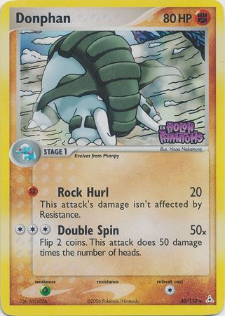 Donphan (40/110) (Stamped) [EX: Holon Phantoms] | Good Games Morley