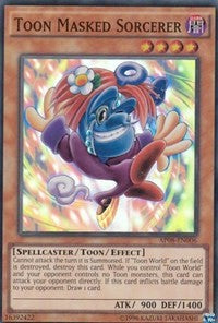 Toon Masked Sorcerer [AP08-EN006] Super Rare | Good Games Morley