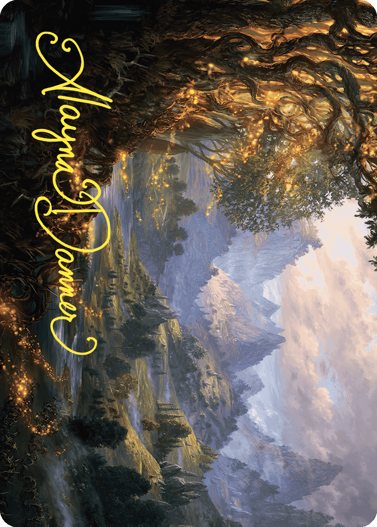 Evolving Wilds Art Card (Gold-Stamped Signature) [Wilds of Eldraine Art Series] | Good Games Morley