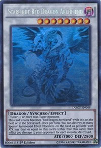 Scarlight Red Dragon Archfiend (Ghost) [DOCS-EN046] Ghost Rare | Good Games Morley