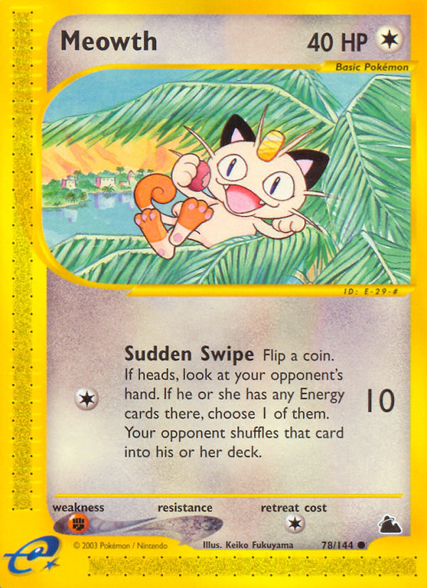 Meowth (78/144) [Skyridge] | Good Games Morley