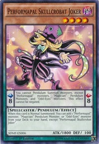 Performapal Skullcrobat Joker [SDMP-EN006] Common | Good Games Morley