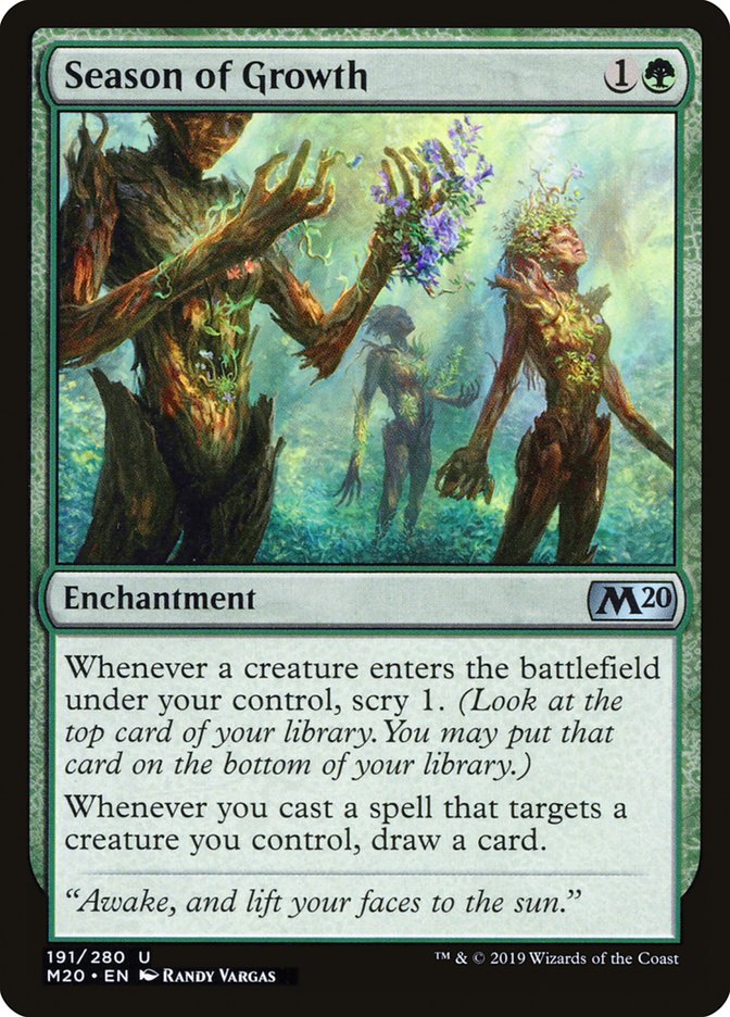 Season of Growth [Core Set 2020] | Good Games Morley