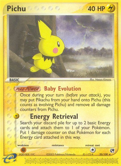 Pichu (20/100) [EX: Sandstorm] | Good Games Morley