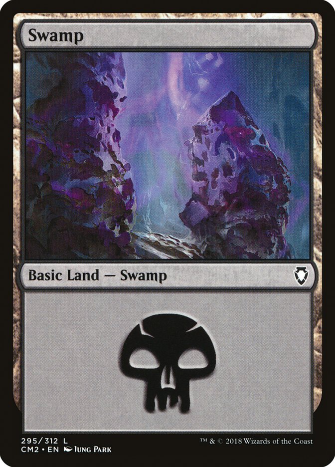 Swamp (295) [Commander Anthology Volume II] | Good Games Morley