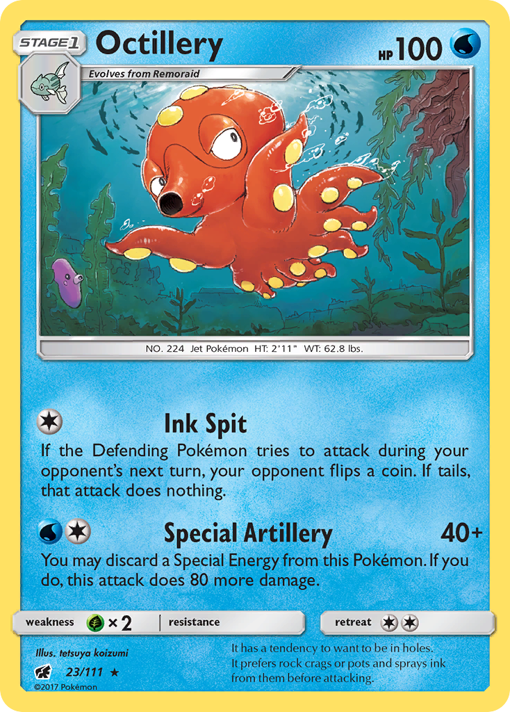 Octillery (23/111) [Sun & Moon: Crimson Invasion] | Good Games Morley