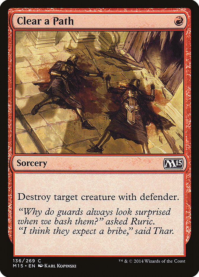Clear a Path [Magic 2015] | Good Games Morley