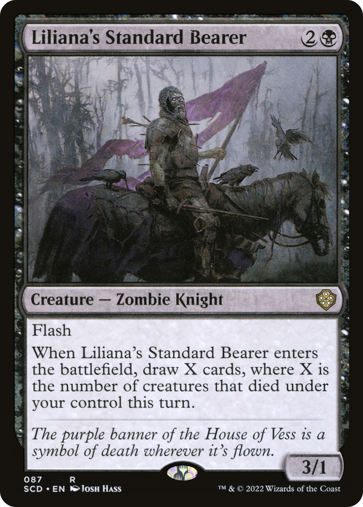 Liliana's Standard Bearer [Starter Commander Decks] | Good Games Morley